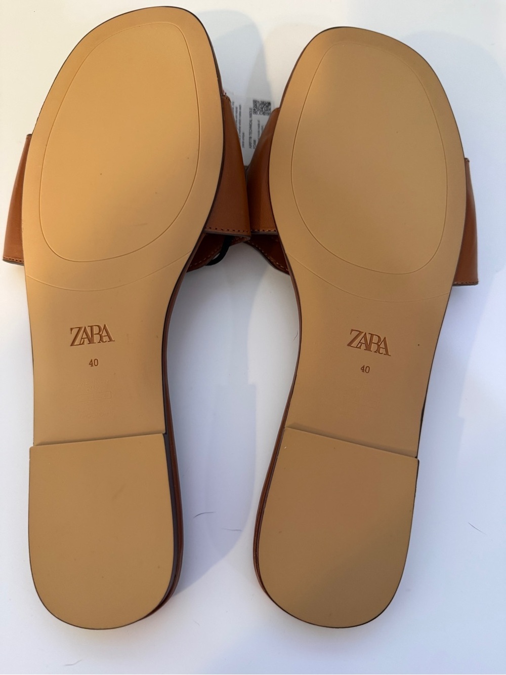 Zara Brown Braided-Link Slide Sandals - Picture 3 of 4